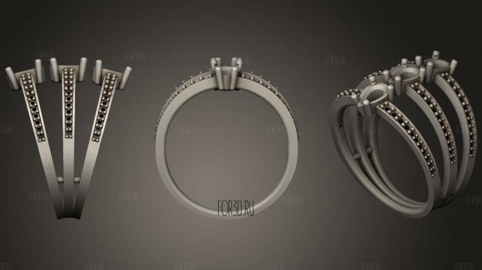 Ring 215 stl model for CNC